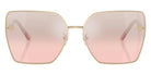 VERSACE VE2270D 12527E 63 - Pale Gold / Light Pink Mirrored Gradient Silver