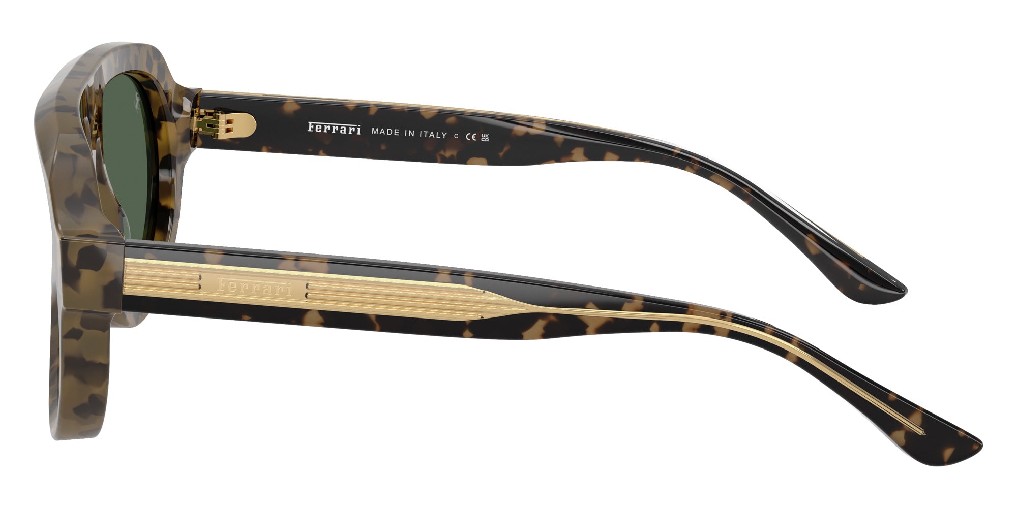 FERRARI FH2019U 751/39 56 - Brown Tortoise / Green Mirrored Gold #id:fh2019u75139_s:104110