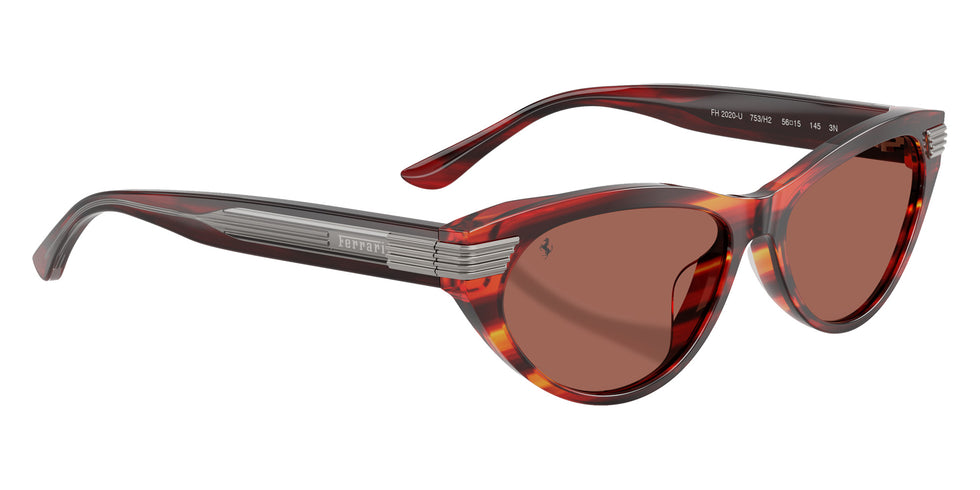 FERRARI FH2020U 753/H2 56 - Striped Brown / Brown #id:fh2020u753h2_s:102120