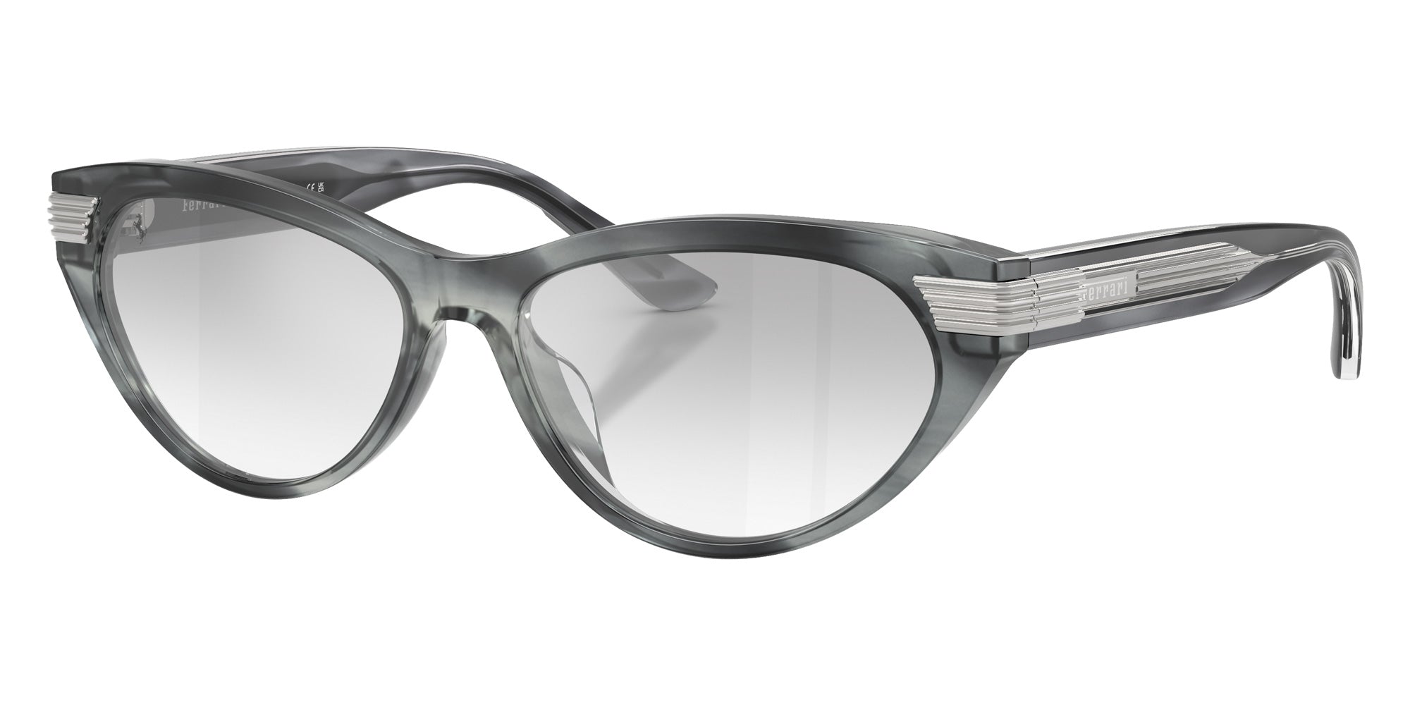 FERRARI FH2020U 754/3G 56 - Striped Blue / Clear Mirrored Gradient Gray #id:fh2020u7543g_s:104105