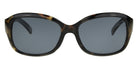 Foster Grant Ladies Rectangle Polarized Sunglasses - Tortoise / Smoke