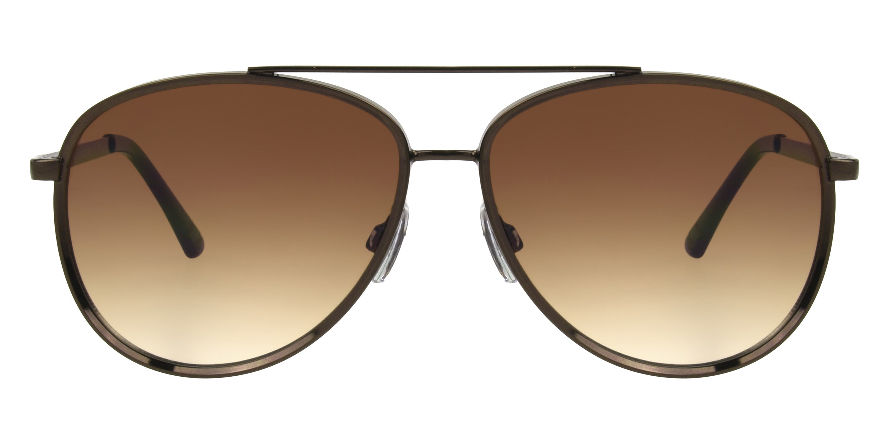 Foster Grant FG&Co Aviator Sunglasses - Bronze / Brown Gradient
