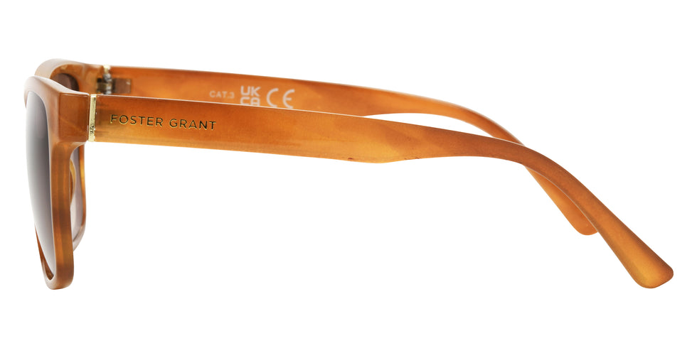 Foster Grant Ladies Cat-Eye Sunglasses - Brown / Brown Gradient
