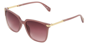 Foster Grant Ladies Square Sunglasses - Purple / Burgundy Gradient