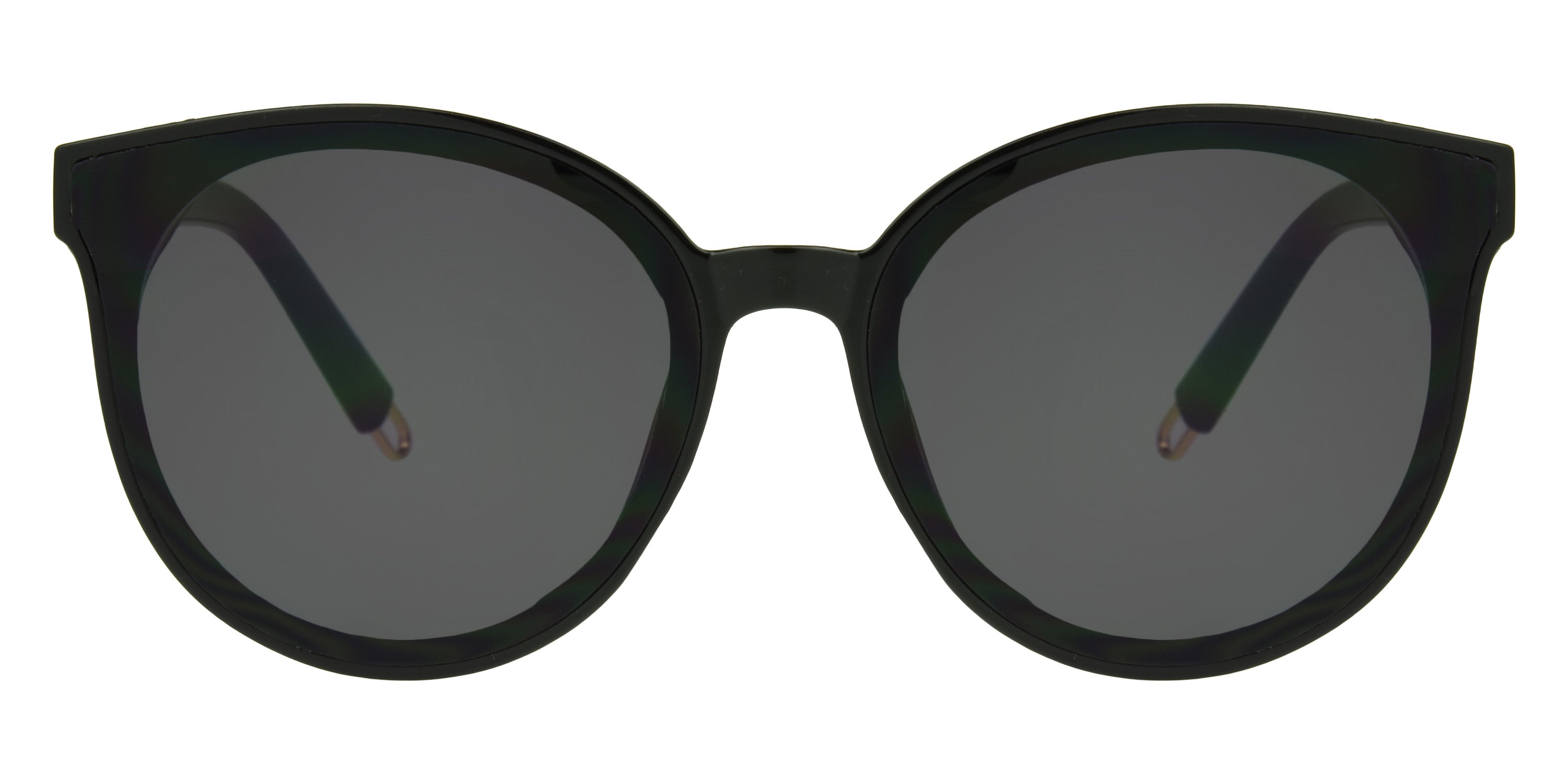 Foster Grant Trend Round Sunglasses 001 - Black / Smoke