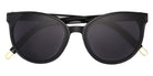 Foster Grant Trend Round Sunglasses 001 - Black / Smoke
