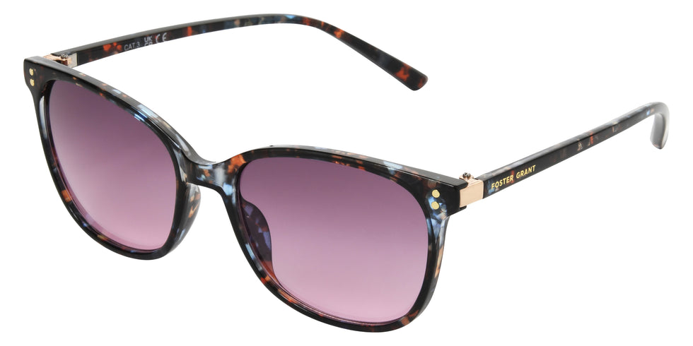 Foster Grant Kendall Polarized Sunglasses - Pink / Smoke Gradient