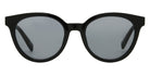 Foster Grant Round Sunglasses 489 - Black / Smoke