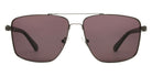 Foster Grant Polarized Aviator Sunglasses 585 - Gunmetal / Smoke Polarized