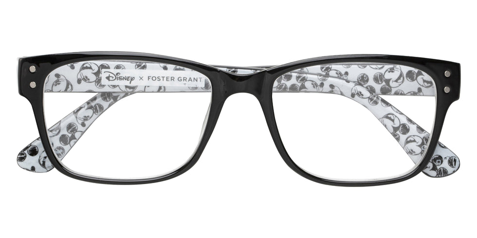Foster Grant x Disney - Iconic Square Reading Glasses - Black