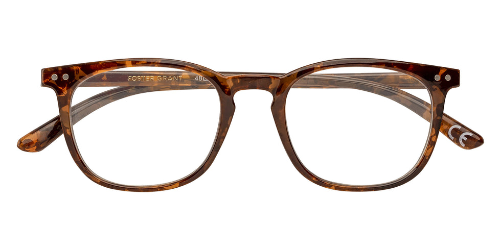 Foster Grant Pop of Power® Caiden Bifocal-style Reading Glasses - Tortoise