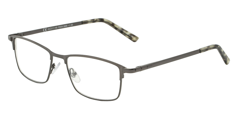 Foster Grant Pop of Power® Austin Bifocal-style Reading Glasses - Gun