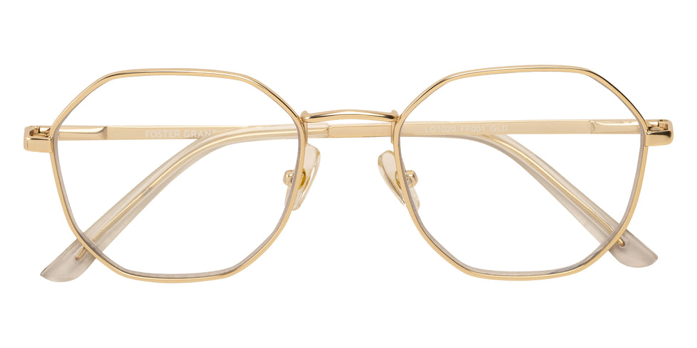 Foster Grant Styles for Y.O.U.® Cerritos Reading Glasses - Gold