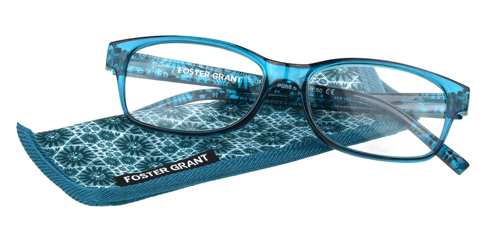 Foster Grant Pearla Women's Reading Glasses - Teal