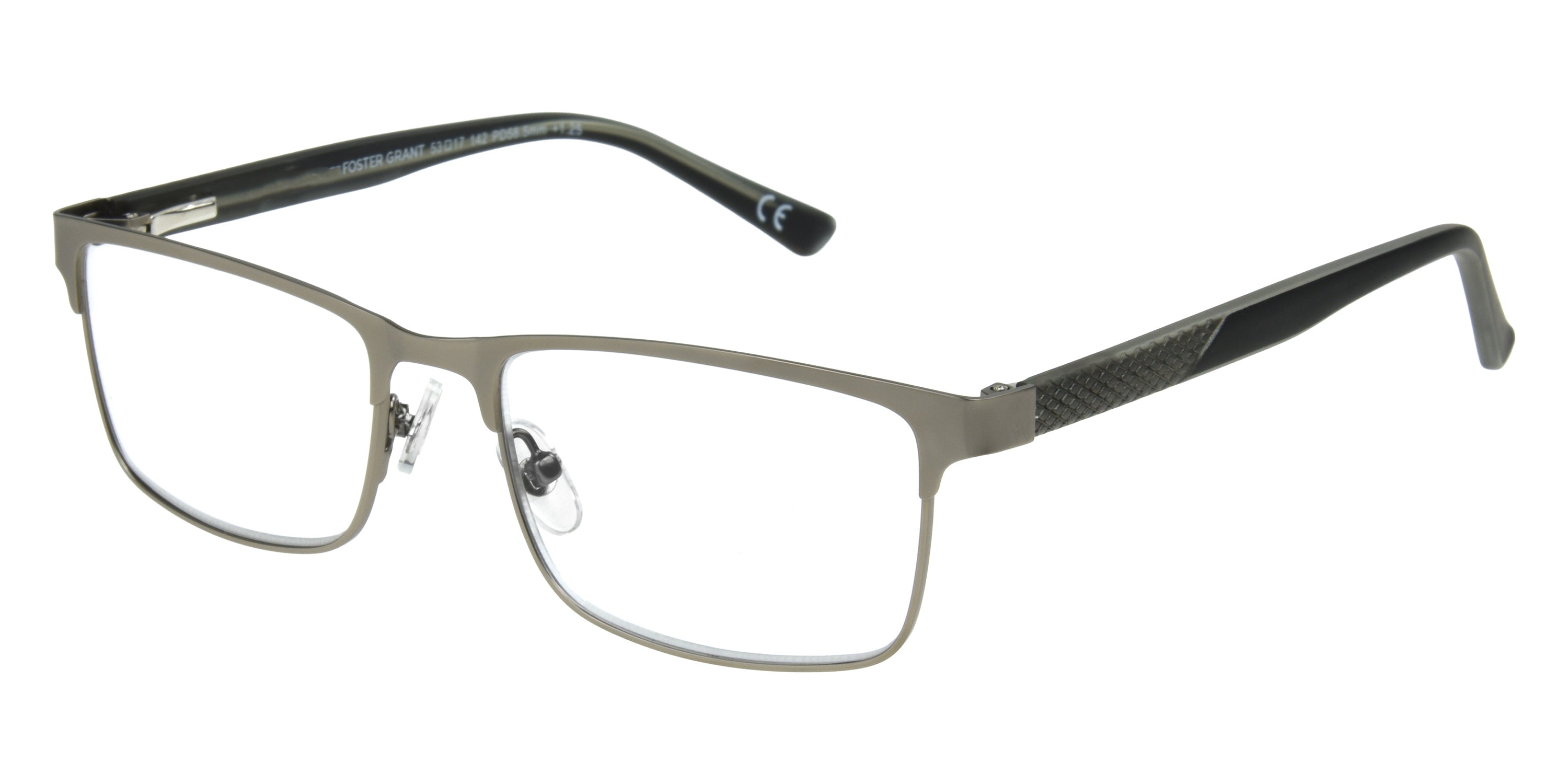 Foster Grant Men's Premium Kyne Reading Glasses - Black