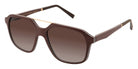 Gold & Wood GAW FRANCOIS 03 59 - Shiny Champagne Gold/Brown Tanganyika/Chestnut Tanganyika / Polarized Brown Gradient