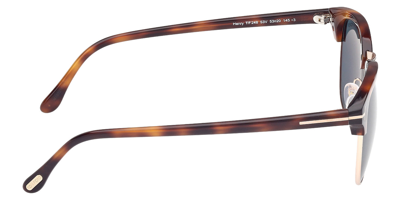 Tom Ford FT0248 HENRY Browline Sunglasses | EyeOns.com
