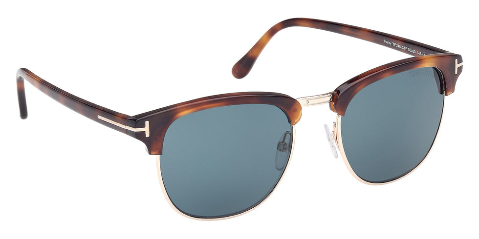 Tom Ford FT0248 HENRY 53V 53 - Blonde Havana / Blue #id:ft024853v_s:100135