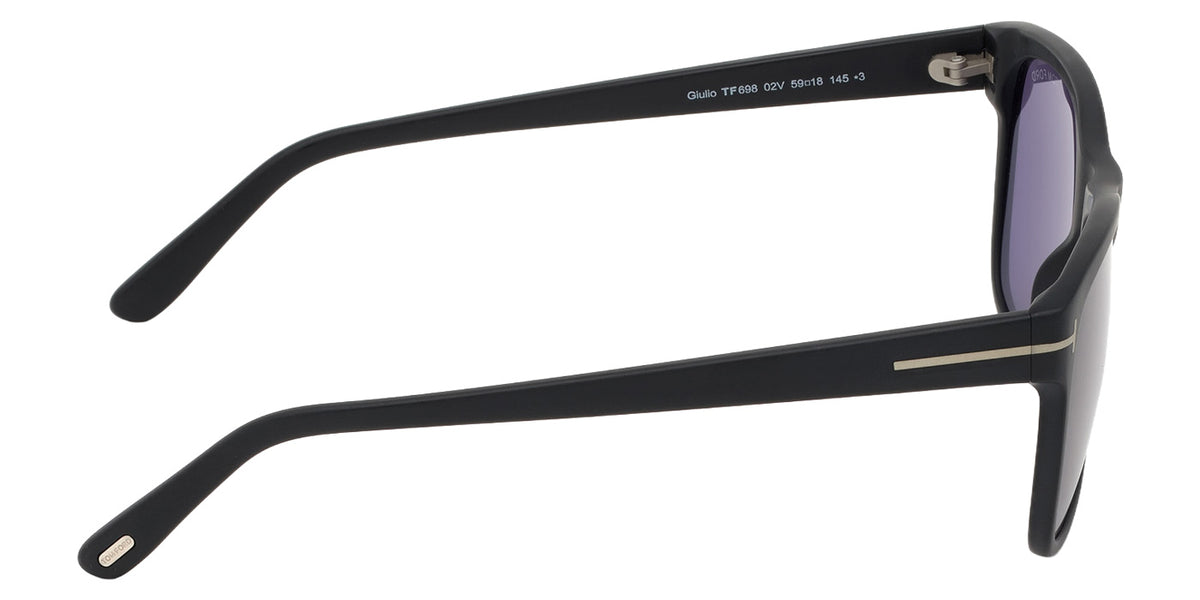 Tom Ford FT0698 GIULIO 02V 57 - Matte Black / Blue #id:ft069802v_s:100130