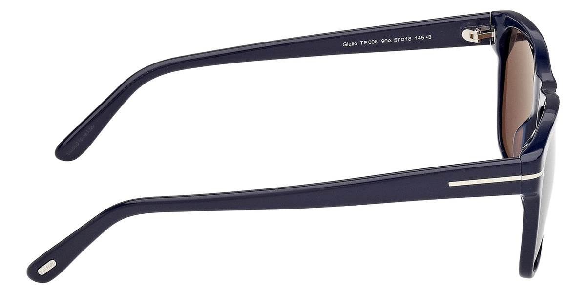Tom Ford FT0698 GIULIO 90A 57 - Shiny Blue / Smoke #id:ft069890a_s:104130