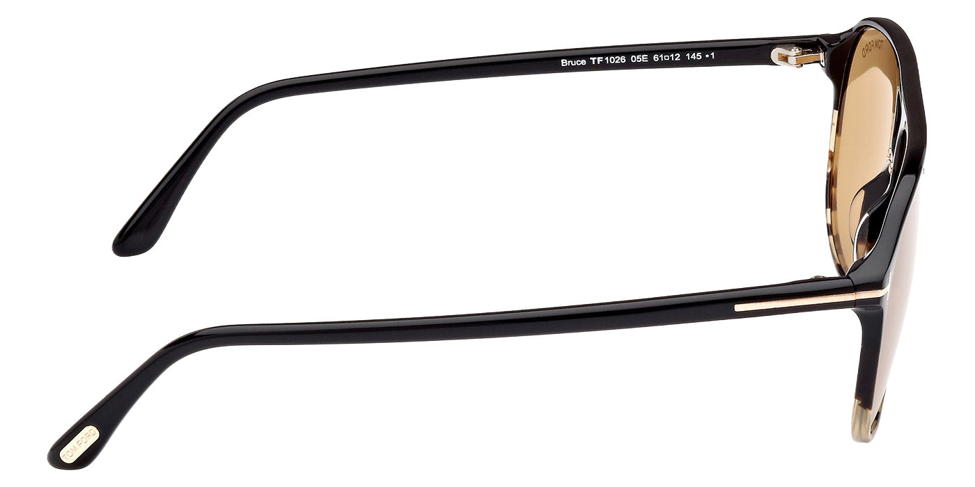 Tom Ford FT1026 BRUCE 05E 61 - Black/Monocolor / Brown #id:ft102605e_s:100130