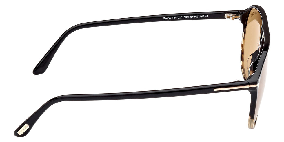 Tom Ford FT1026 BRUCE 05E 61 - Black/Monocolor / Brown #id:ft102605e_s:100130