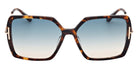 Tom Ford FT1039 JOANNA 52P 59 - Dark Havana / Gradient Green #id:ft103952p_s:100100