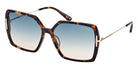Tom Ford FT1039 JOANNA 52P 59 - Dark Havana / Gradient Green #id:ft103952p_s:100105
