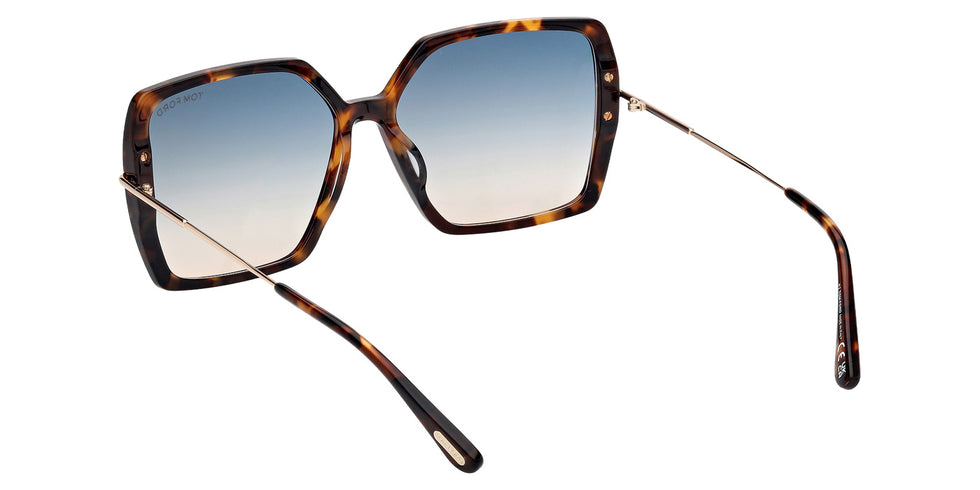 Tom Ford FT1039 JOANNA 52P 59 - Dark Havana / Gradient Green #id:ft103952p_s:100115