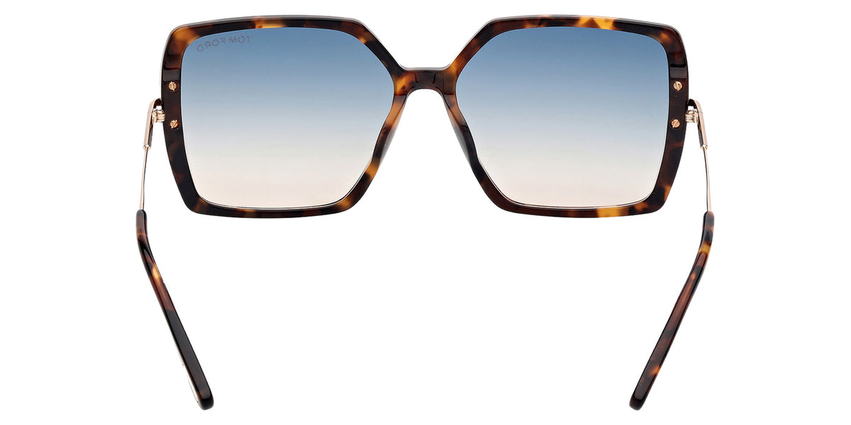 Tom Ford FT1039 JOANNA 52P 59 - Dark Havana / Gradient Green #id:ft103952p_s:100120