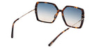 Tom Ford FT1039 JOANNA 52P 59 - Dark Havana / Gradient Green #id:ft103952p_s:100125