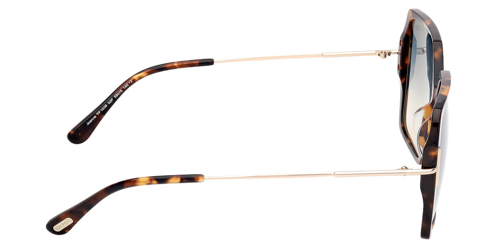 Tom Ford FT1039 JOANNA 52P 59 - Dark Havana / Gradient Green #id:ft103952p_s:100130
