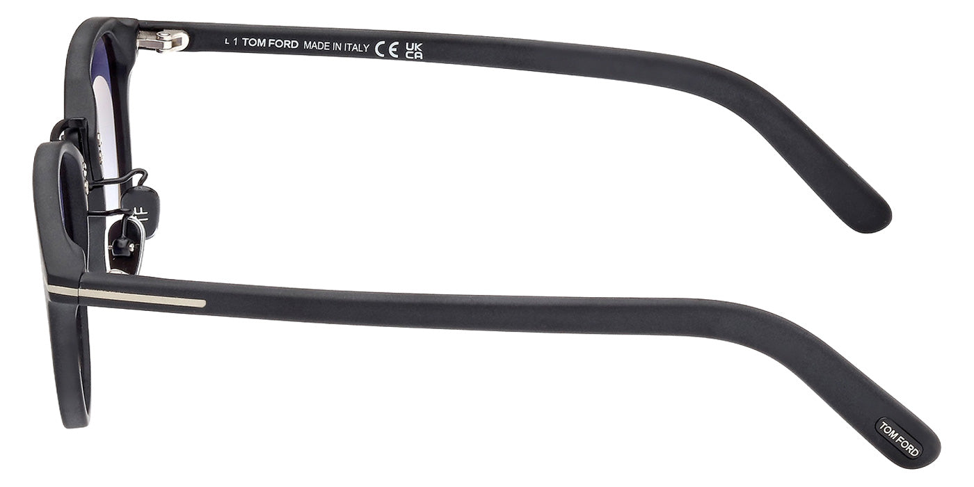 Tom Ford FT1049-D 02W 50 - Matte Black / Gradient Blue #id:ft1049d02w_s:100110