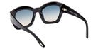 Tom Ford FT1083 GUILLIANA 01P 52 - Shiny Black / Gradient Green #id:ft108301p_s:100115