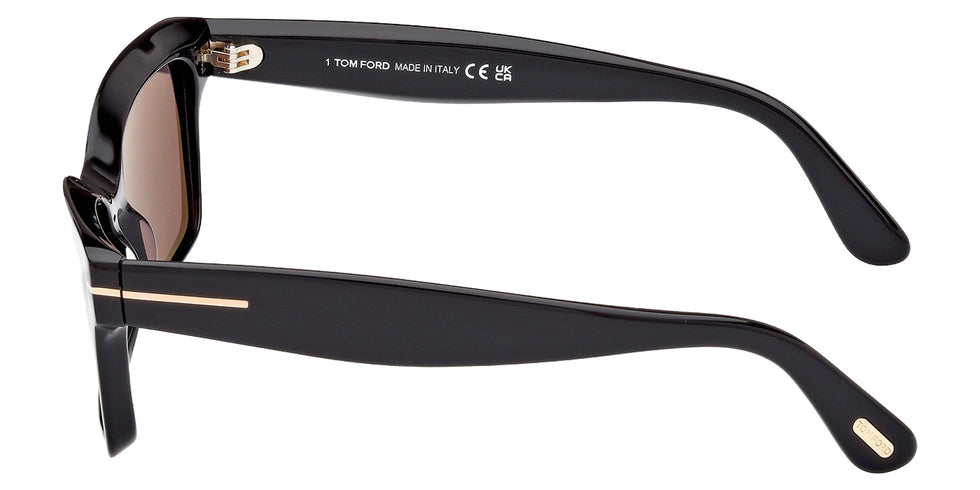 Tom Ford FT1085 MIKEL 01A 54 - Shiny Black / Smoke #id:ft108501a_s:100110