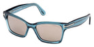Tom Ford FT1085 MIKEL 90L 54 - Shiny Turquoise / Roviex #id:ft108590l_s:106105
