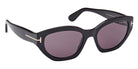 Tom Ford FT1086 PENNY 01A 55 - Shiny Black / Smoke #id:ft108601a_s:100135
