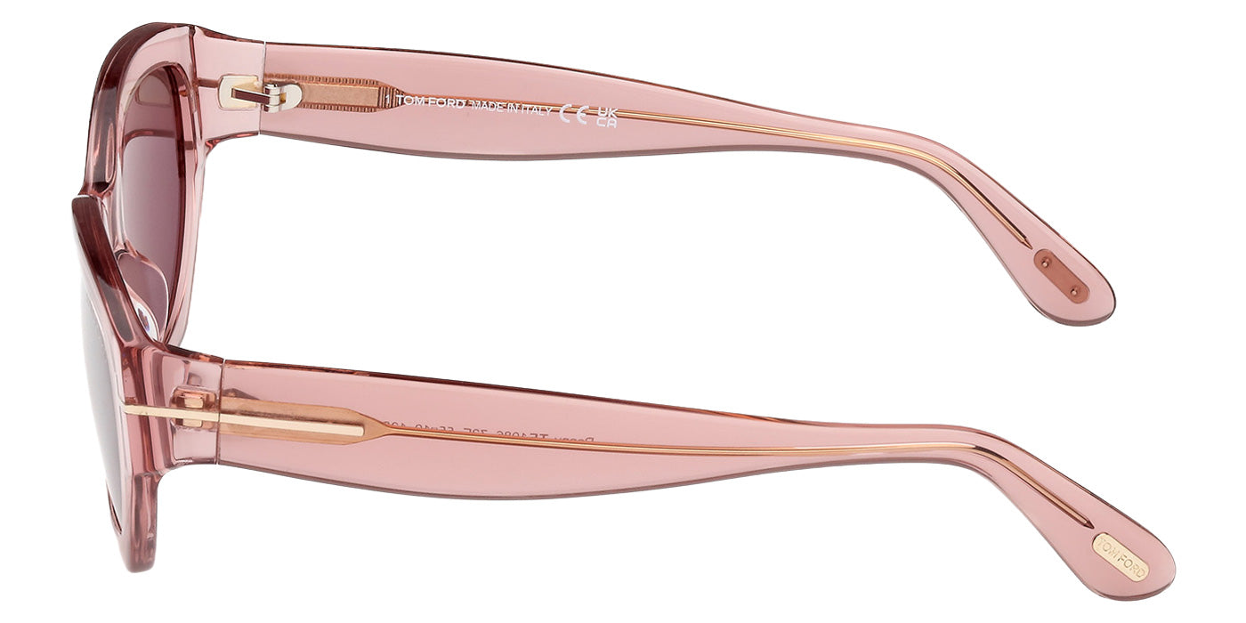 Tom Ford FT1086 PENNY 72E 55 - Shiny Light Pink / Brown #id:ft108672e_s:106110