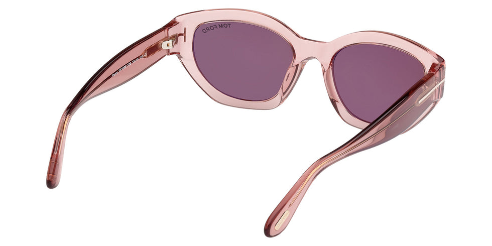 Tom Ford FT1086 PENNY 72E 55 - Shiny Light Pink / Brown #id:ft108672e_s:106125