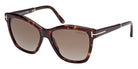Tom Ford FT1087 LUCIA 52H 54 - Dark Havana / Brown Polarized #id:ft108752h_s:100105