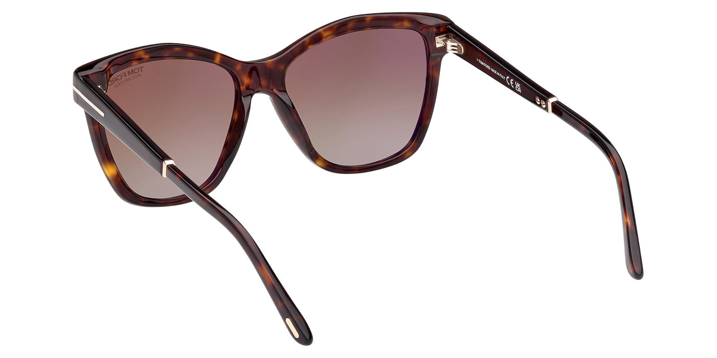 Tom Ford FT1087 LUCIA 52H 54 - Dark Havana / Brown Polarized #id:ft108752h_s:100115