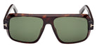 Tom Ford FT1101 TURNER 52N 58 - Dark Havana / Green #id:ft110152n_s:100100