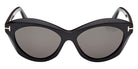 Tom Ford FT1111 TONI 01D 55 - Shiny Black / Smoke Polarized #id:ft111101d_s:100100