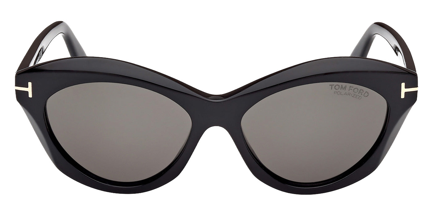 Tom Ford FT1111 TONI 01D 55 - Shiny Black / Smoke Polarized #id:ft111101d_s:100100