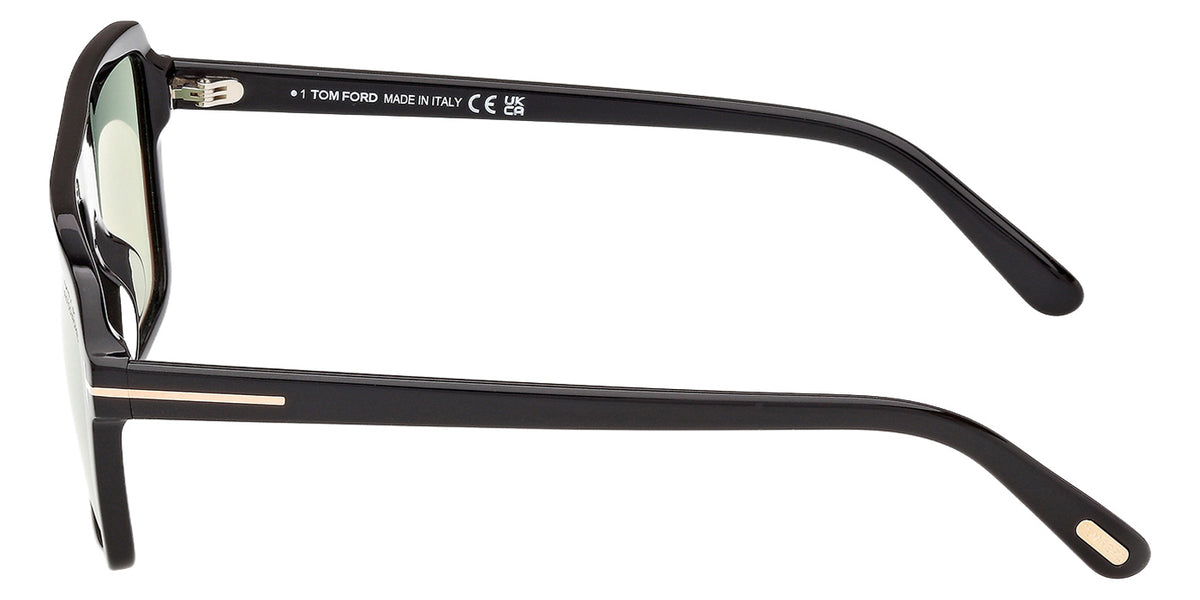 Tom Ford FT1176 VINCENT 01N 56 - Shiny Black / Green Photochromic #id:ft117601n_s:100105