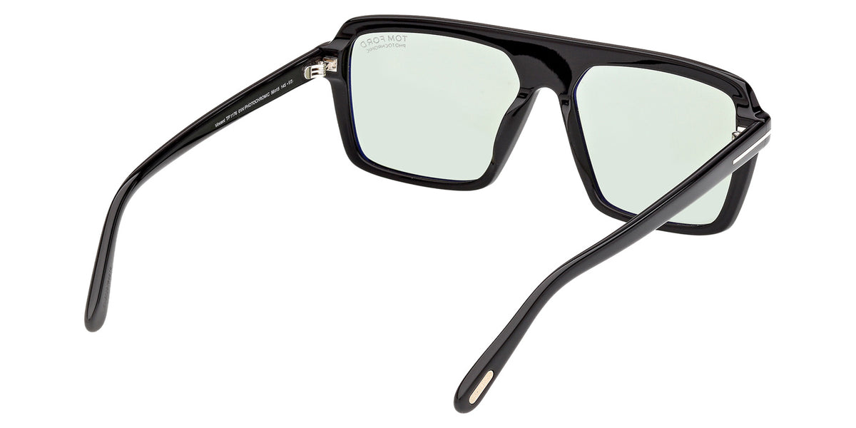Tom Ford FT1176 VINCENT 01N 56 - Shiny Black / Green Photochromic #id:ft117601n_s:100120