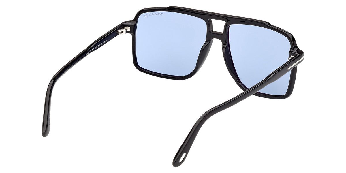 Tom Ford FT1177 KEMP 01V 59 - Shiny Black / Blue #id:ft117701v_s:100125