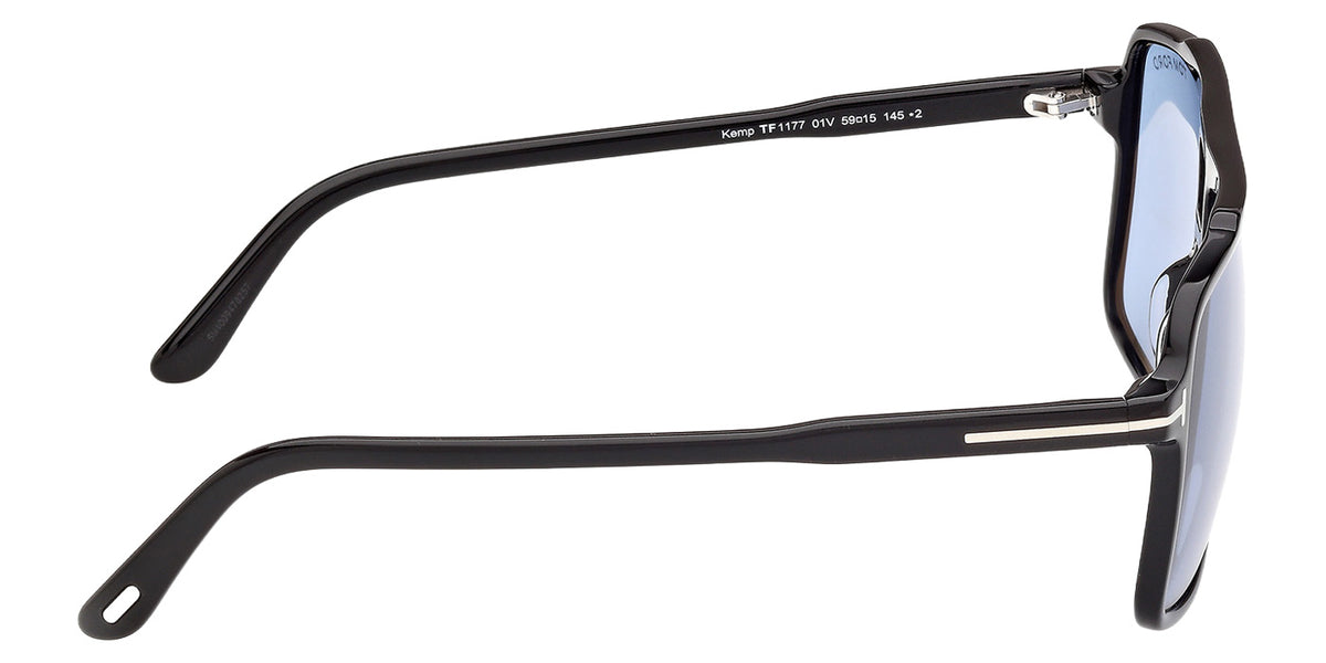 Tom Ford FT1177 KEMP 01V 59 - Shiny Black / Blue #id:ft117701v_s:100130