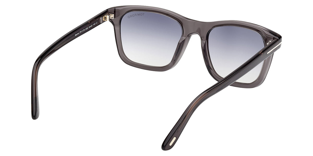 Tom Ford FT1179 BARRON 20B 54 - Shiny Gray / Gradient Smoke #id:ft117920b_s:100125