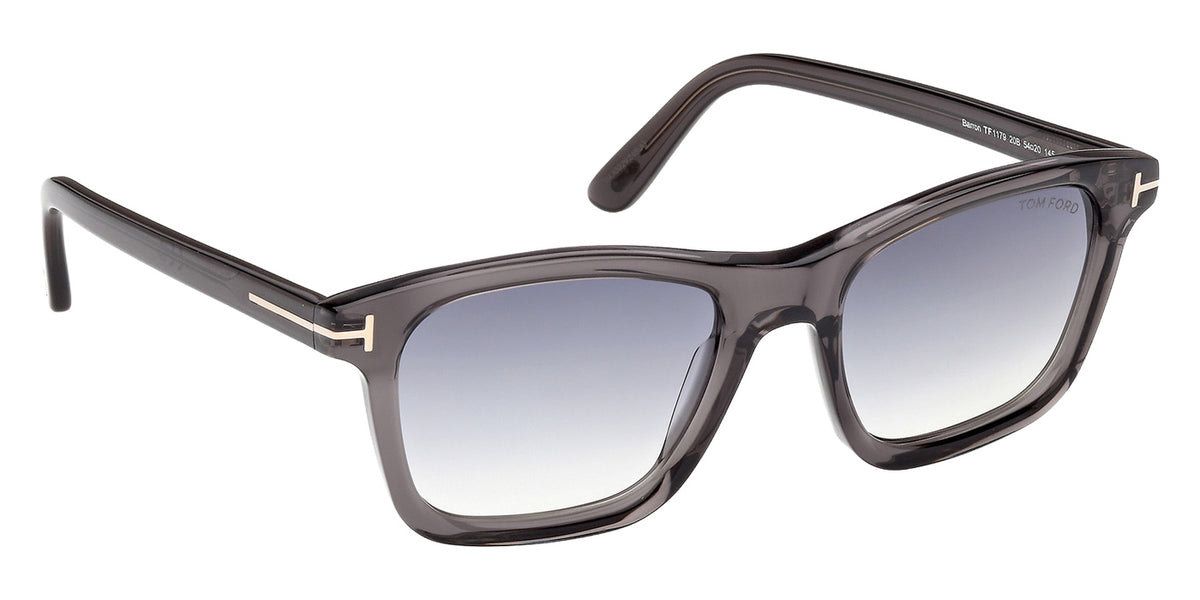 Tom Ford FT1179 BARRON 20B 54 - Shiny Gray / Gradient Smoke #id:ft117920b_s:100135
